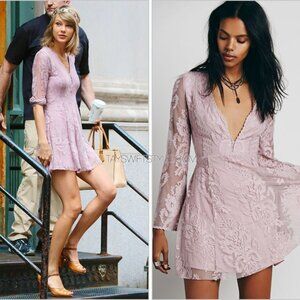 As Seen On Taylor Swift: Free People Reign Over Me Lace Dress